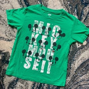 Uniqlo Kids DISNEY Mickey Mouse Tee T-shirt sz:7-8
